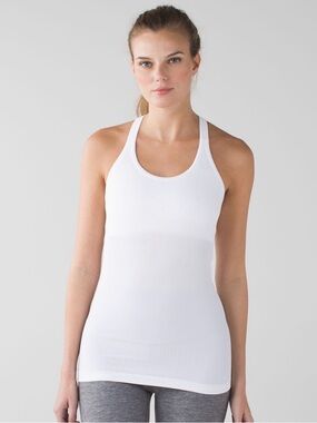 Lululemon Ebb To Street Tank
Heathered White size 8